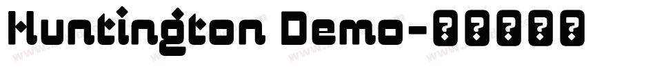Huntington Demo字体转换